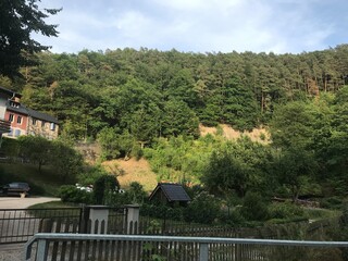 Fototapeta premium house on the hill