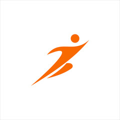 logo icon Athletics vector templet