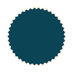 seal stamp of dark blue color