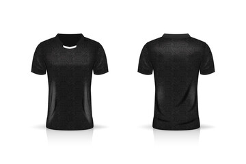Specification Soccer Sport , Esport Gaming T Shirt Jersey template. mock up uniform . Vector Illustration design