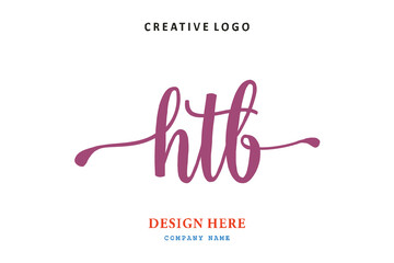 HTB lettering logo is simple, easy to understand and authoritative
