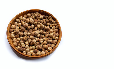 Siam Cardamom or Kapulaga on white background.