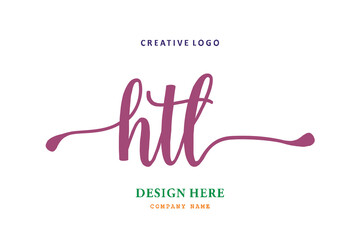 HTL lettering logo is simple, easy to understand and authoritative