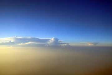 Nubes en el atardecer