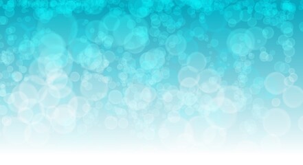 Abstract blue bokeh sea and sky cooling light beautiful design background.