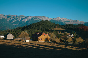 House in the mountains.