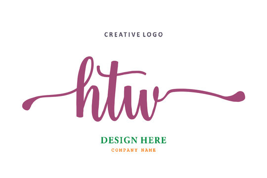 HTW lettering logo is simple, easy to understand and authoritative