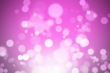 Pink light bokeh abstract background. beautiful effect texture color. graphic art backdrop. cosmetic concept image design, template banner beauty or wallpaper.