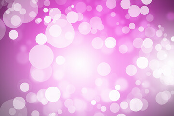 Pink light bokeh abstract background. beautiful effect texture color. graphic art backdrop. cosmetic concept image design, template banner beauty or wallpaper.