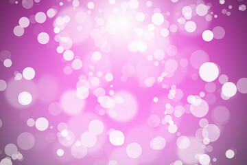 Pink light bokeh abstract background. beautiful effect texture color. graphic art backdrop. cosmetic concept image design, template banner beauty or wallpaper.