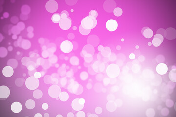 Pink light bokeh abstract background. beautiful effect texture color. graphic art backdrop. cosmetic concept image design, template banner beauty or wallpaper.