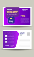 Corporate Business Postcard Design , Save The Date Invitation Card , Direct Mail EDDM Design  