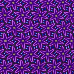 the background consists of repeating geometric patterns,