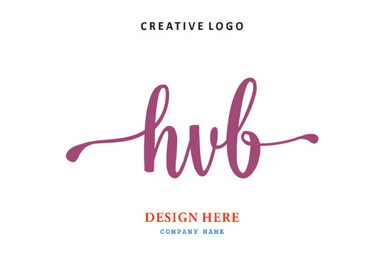 HVB lettering logo is simple, easy to understand and authoritative