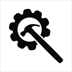 Service tool icon. editable icon and color. Vector illustration