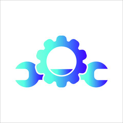 Service tool icon. editable icon and color. Vector illustration