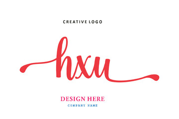 HXU lettering logo is simple, easy to understand and authoritative