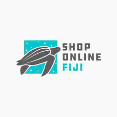sea turtle animal modern logo
