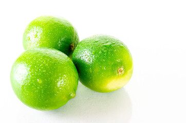 Three Fresh and healty Lemons