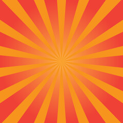sunburst background with light red color. vector