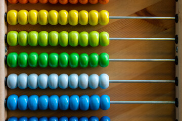 Education With Colorful Abacus