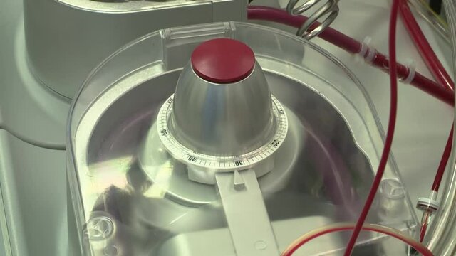 Operation on a stopped heart with a cardiopulmonary bypass machine.