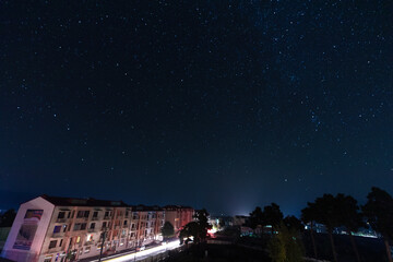 STEPANAKERT, ARTSAKH - Nov 05, 2020: Stepanakert in the night