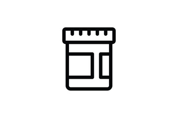 Laboratory Outline Icon - Drug