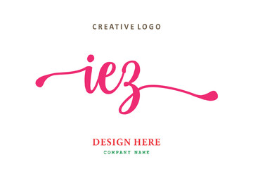 IEZ lettering logo is simple, easy to understand and authoritative