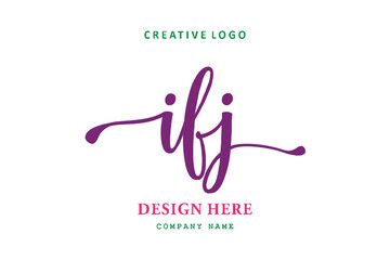 IFJ lettering logo is simple, easy to understand and authoritative