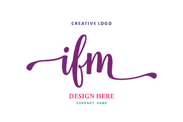 IFM lettering logo is simple, easy to understand and authoritative