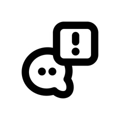 Naklejka premium Error Icon - Vector Illustration .