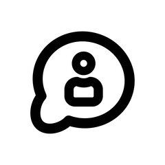 Bubble Icon - Vector Illustration .