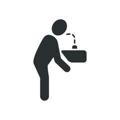Drinking water icon