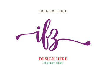 IFZ lettering logo is simple, easy to understand and authoritative