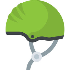 
Bike helmet used as a safety represents cycling activity
