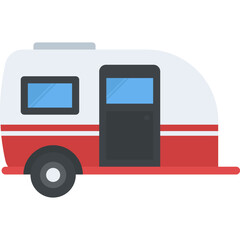 
Vanity van symbolic of travelling in caravan

