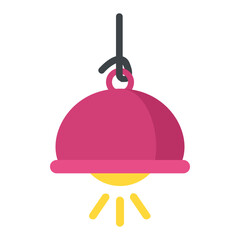 Obraz premium Flat design of bulb, innovative idea concept 