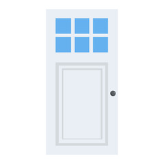 
Design showing entrance and exit is door 
