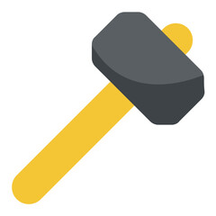 
Hammer icon design for Repair and maintenance 

