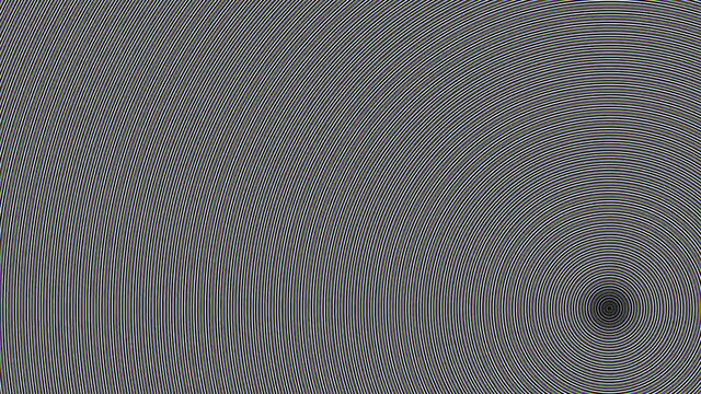 Countless Crazy Rings of Rippling Optical Illusion Circles