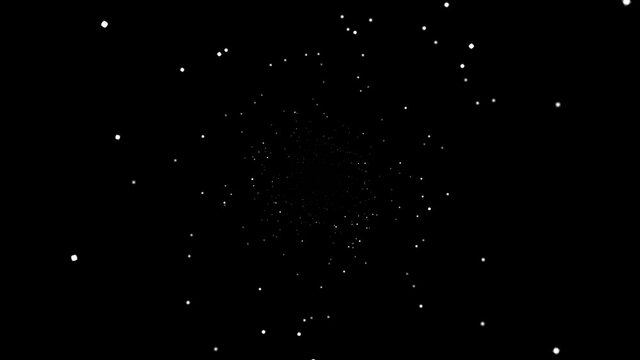 Distant Space Travel Slow Starfield Large Stars Quiet Lost in Space-Travel