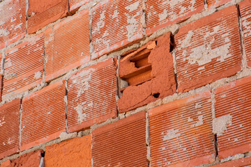 The broken brick in Turkey.