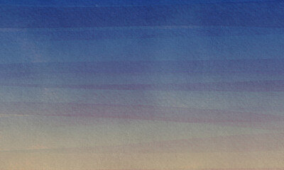 水彩テクスチャ　夕暮れのイメージ　背景装飾イラスト