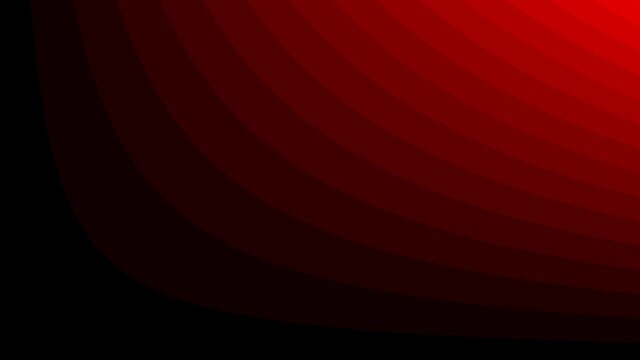Filling Frame With Red Light From Corner Lighting