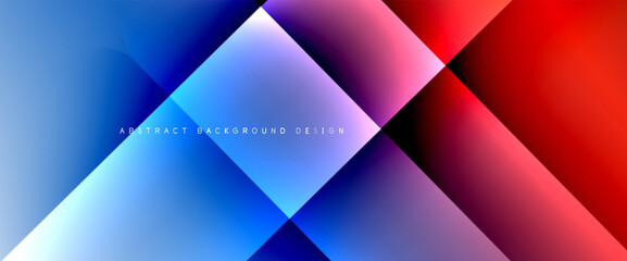 Fluid gradients with dynamic diagonal lines abstract background. Bright colors with dynamic light and shadow effects. Vector wallpaper or poster