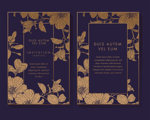 Floral Invitation Design