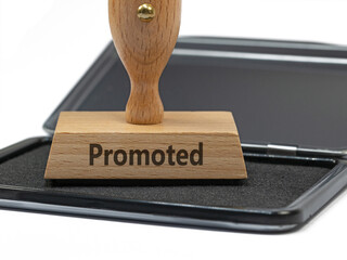 Stempel mit der Aufschrift Promoted