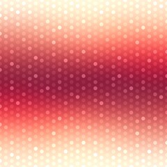 Red shimmering mosaic background. New year festive disco party decor.