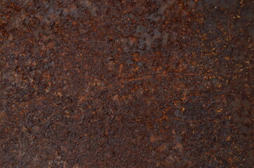 part of the old rusty dozer has been stalled for several years